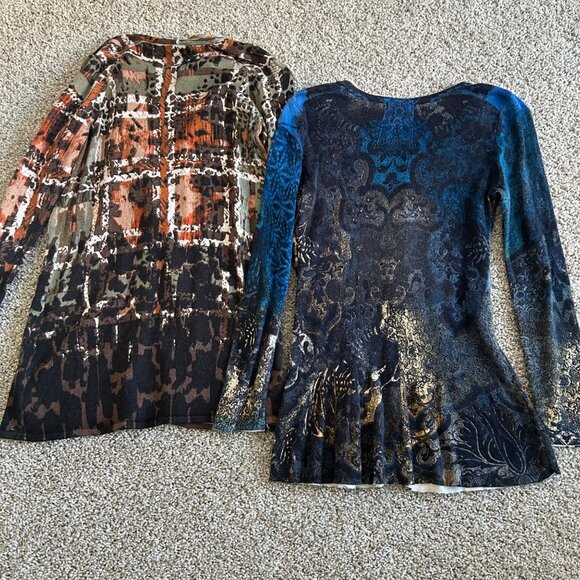 Nic + Zoe Bundle Womens Small Cardigan & Button Front Top Multicolor - Picture 5 of 10